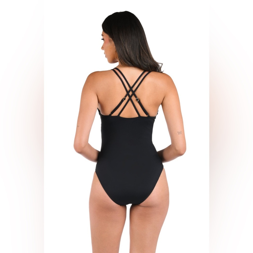La‎ Blanca Womens Island Goddess Underwire One-Piece size 6 NWT - Picture 2 of 6